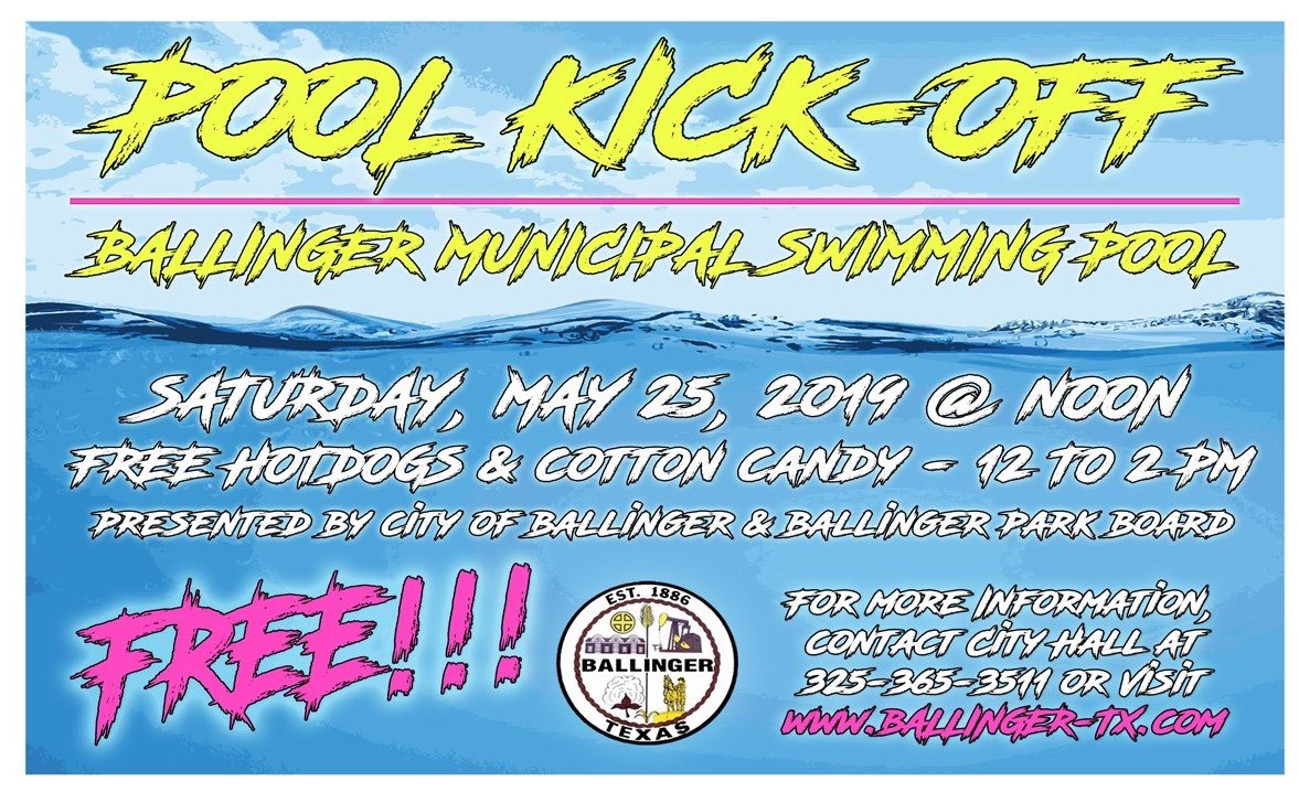 Ballinger City Pool Kick Off